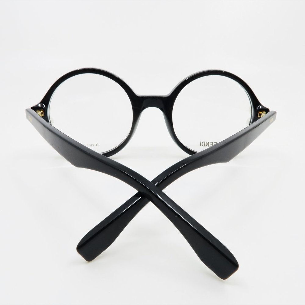Fendi Black & Pearls Round Glasses FF 0298 807 - Picture 7 of 8